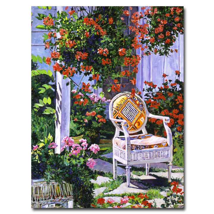 David Lloyd Glover The Sun Chair Canvas Wall Art 35 x 47 Inches Image 1