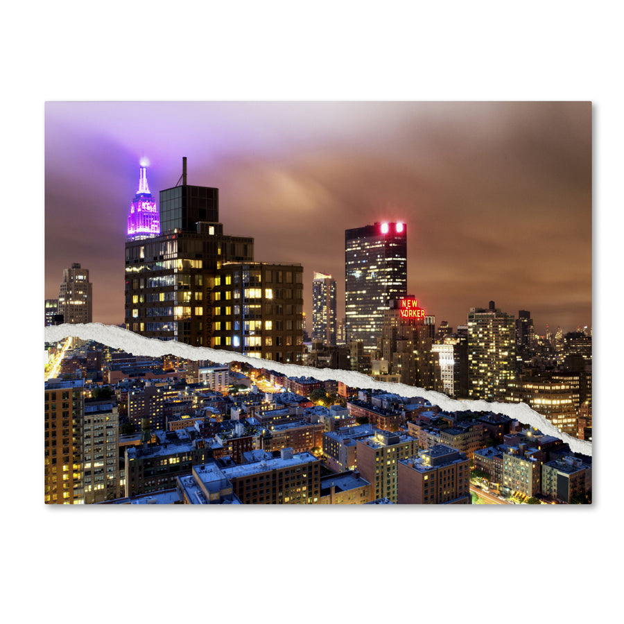 Philippe Hugonnard City That Never Sleeps Canvas Wall Art 35 x 47 Inches Image 1