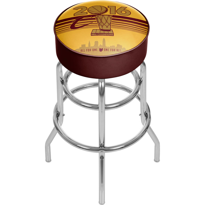 Cleveland Cavaliers 2016 NBA Champions Chrome Bar Stool Image 1