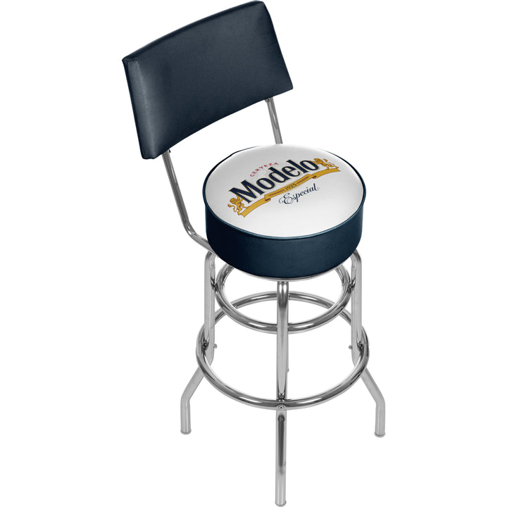 Modelo Swivel Swivel Bar Stool with Back Image 1