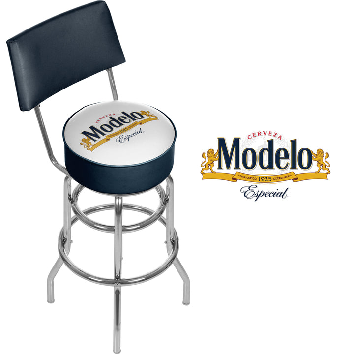 Modelo Swivel Swivel Bar Stool with Back Image 2