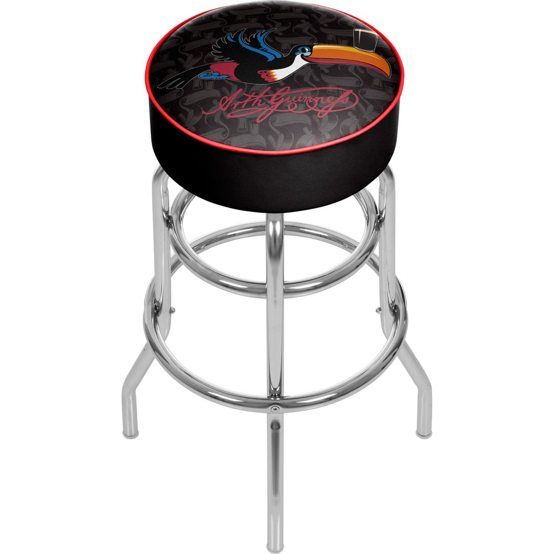 Guinness Padded Swivel Bar Stool 30 Inches High - Toucan Image 1