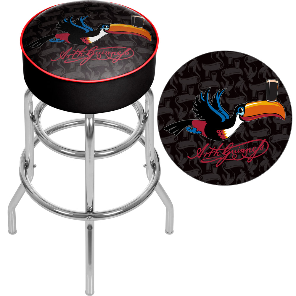 Guinness Padded Swivel Bar Stool 30 Inches High - Toucan Image 2