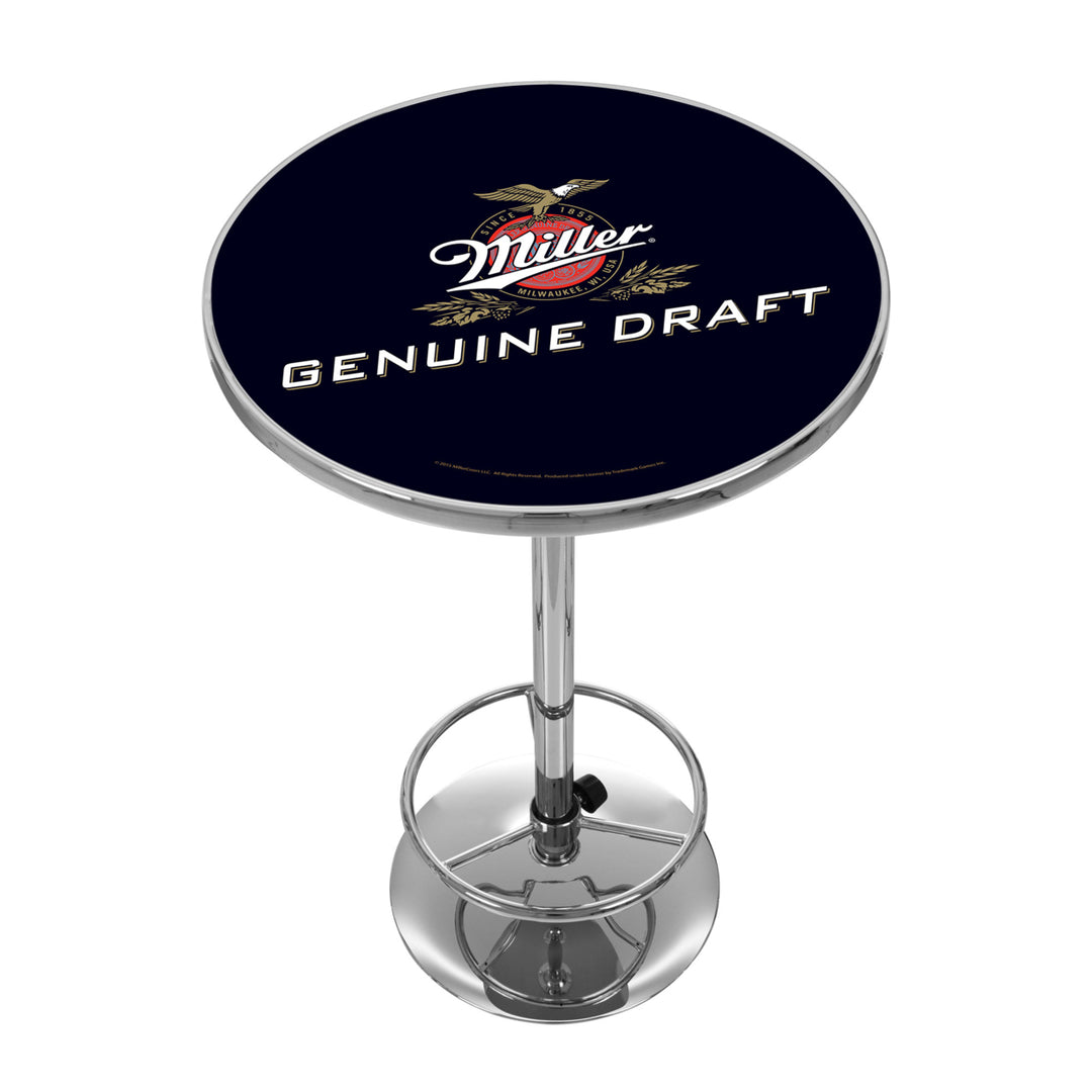 Miller Genuine Draft 42 Inch Pub Table Image 1