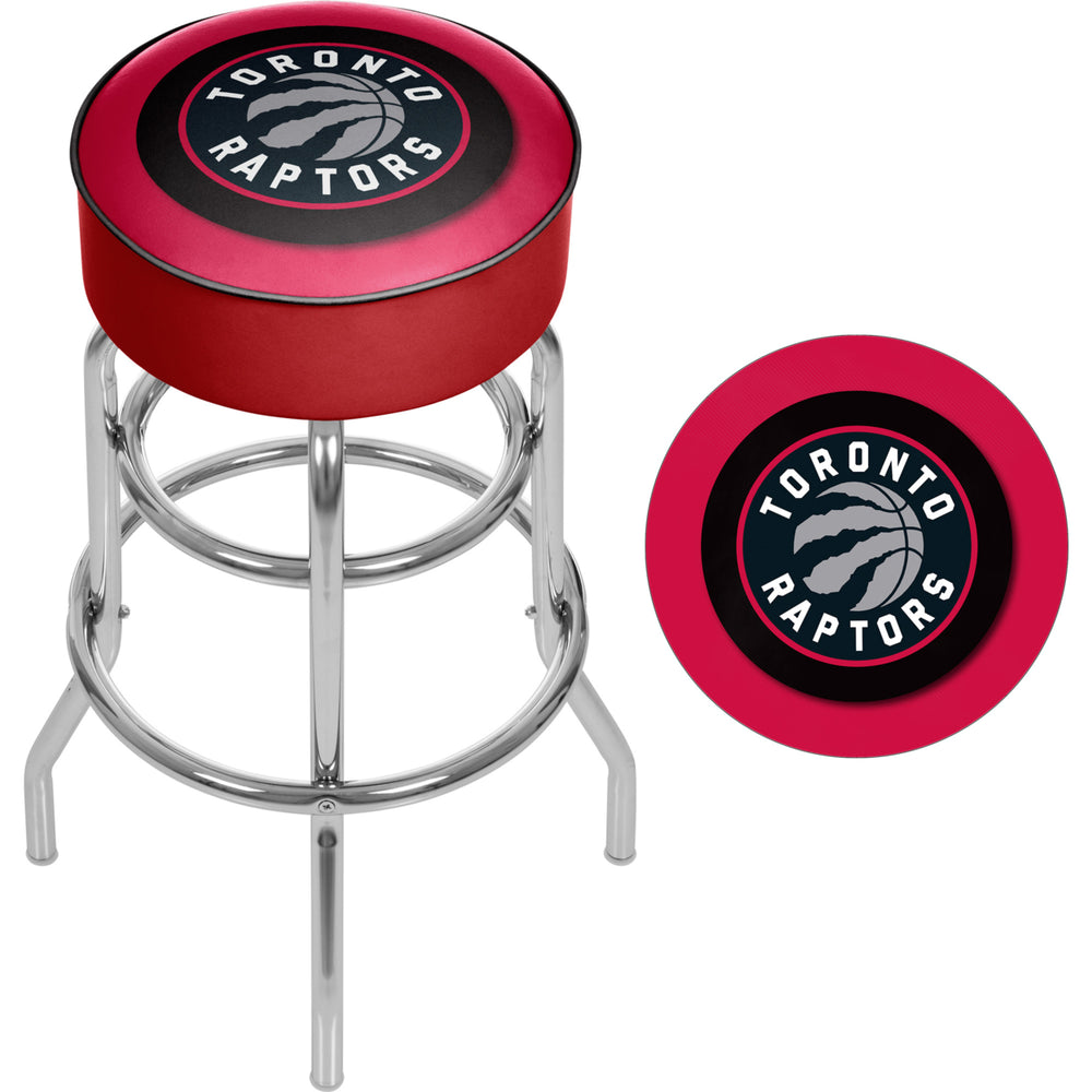 Toronto Raptors NBA Padded Swivel Bar Stool 30 Inches High Image 2