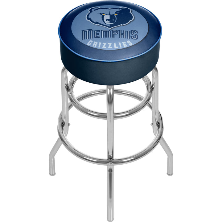 Memphis Grizzlies NBA Padded Swivel Bar Stool 30 Inches High Image 1