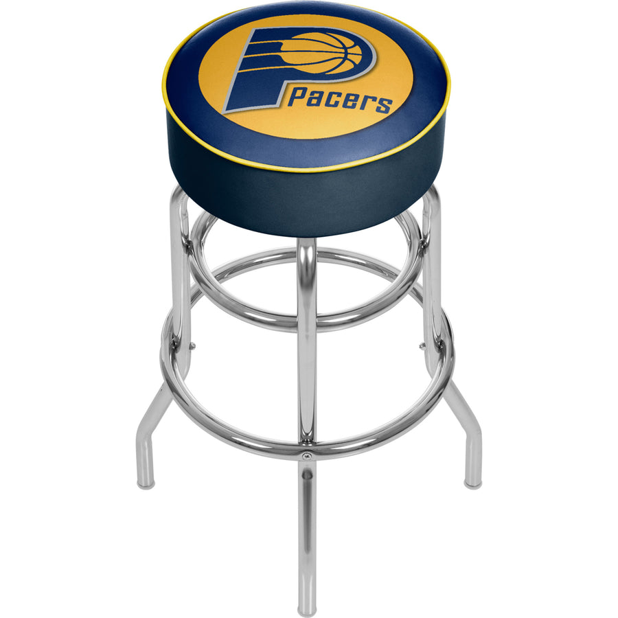 Indiana Pacers NBA Padded Swivel Bar Stool 30 Inches High Image 1