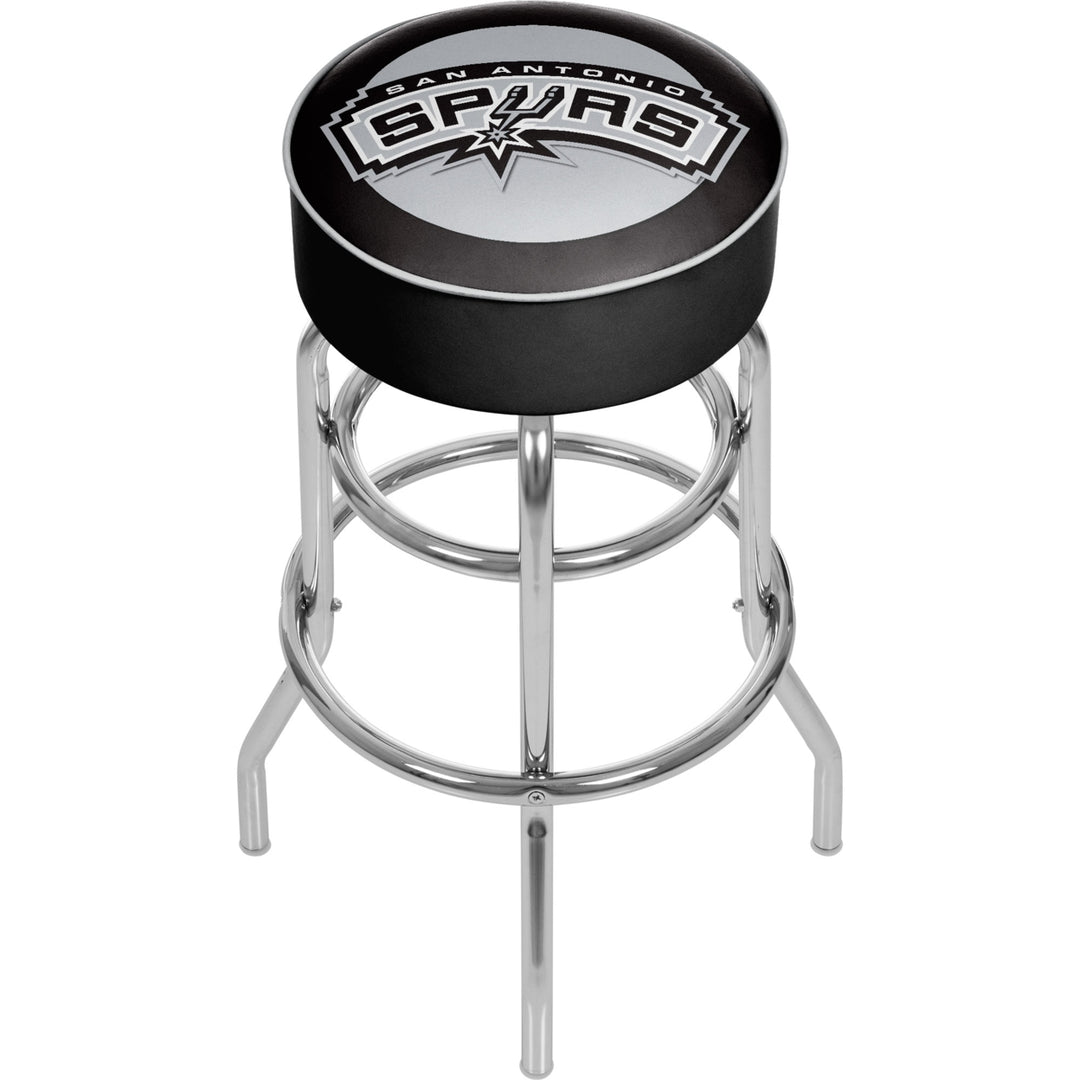 San Antonio Spurs NBA Padded Swivel Bar Stool 30 Inches High Image 1