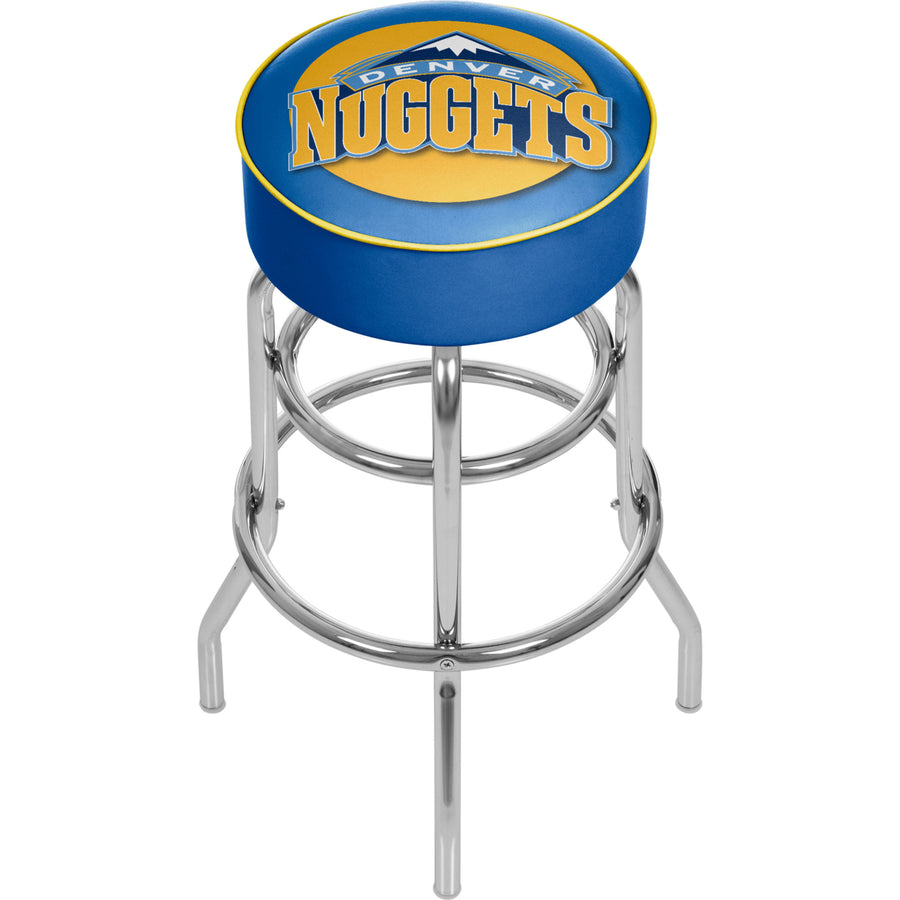 Denver Nuggets NBA Padded Swivel Bar Stool 30 Inches High Image 1
