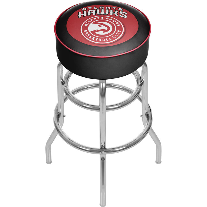 Atlanta Hawks NBA Padded Swivel Bar Stool 30 Inches High Image 1