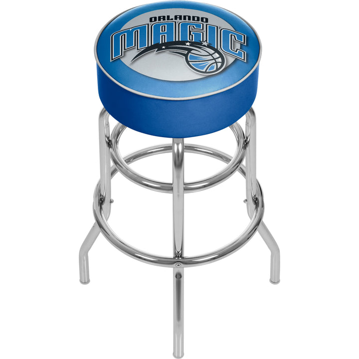 Orlando Magic NBA Padded Swivel Bar Stool 30 Inches High Image 1