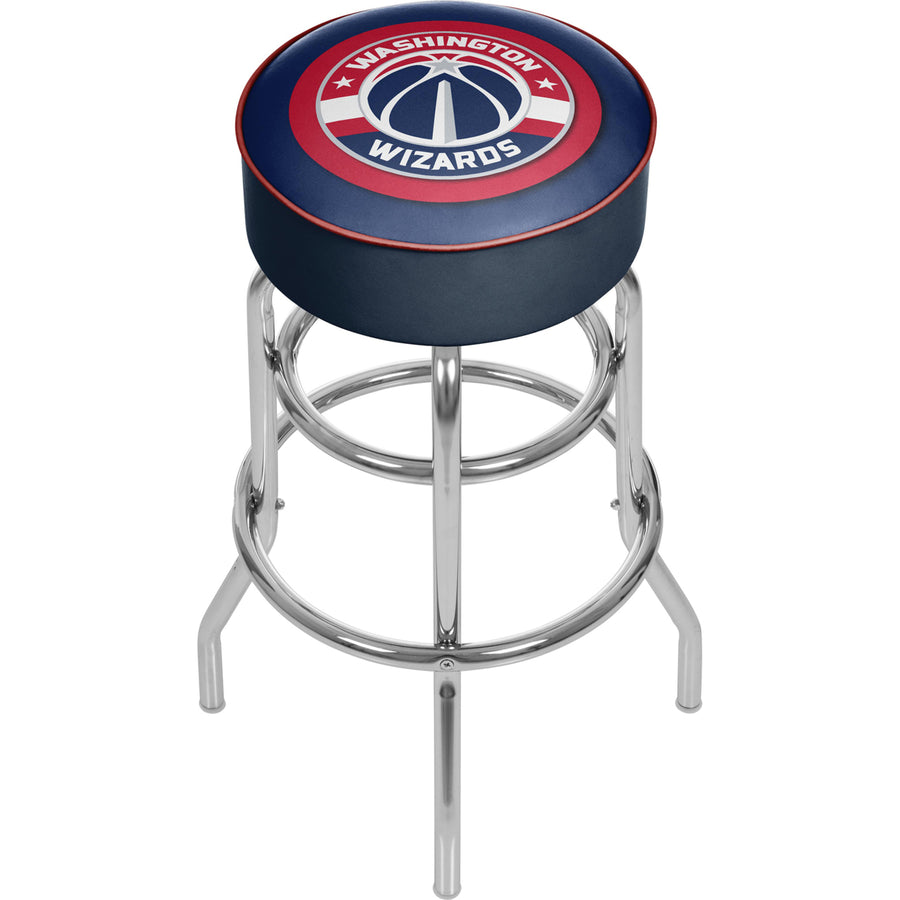 Washington Wizards NBA Padded Swivel Bar Stool 30 Inches High Image 1