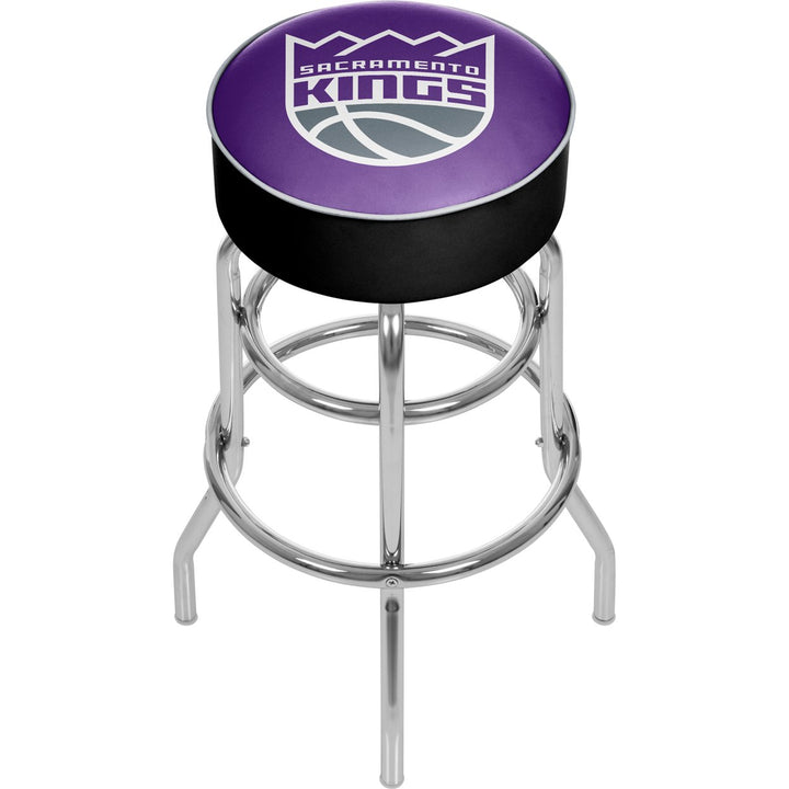 Sacramento Kings NBA Padded Swivel Bar Stool 30 Inches High Image 1