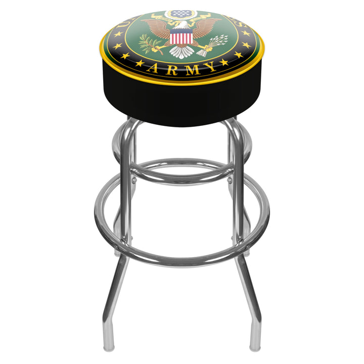 U.S. Army Symbol Padded Swivel Bar Stool 30 Inches High Image 1