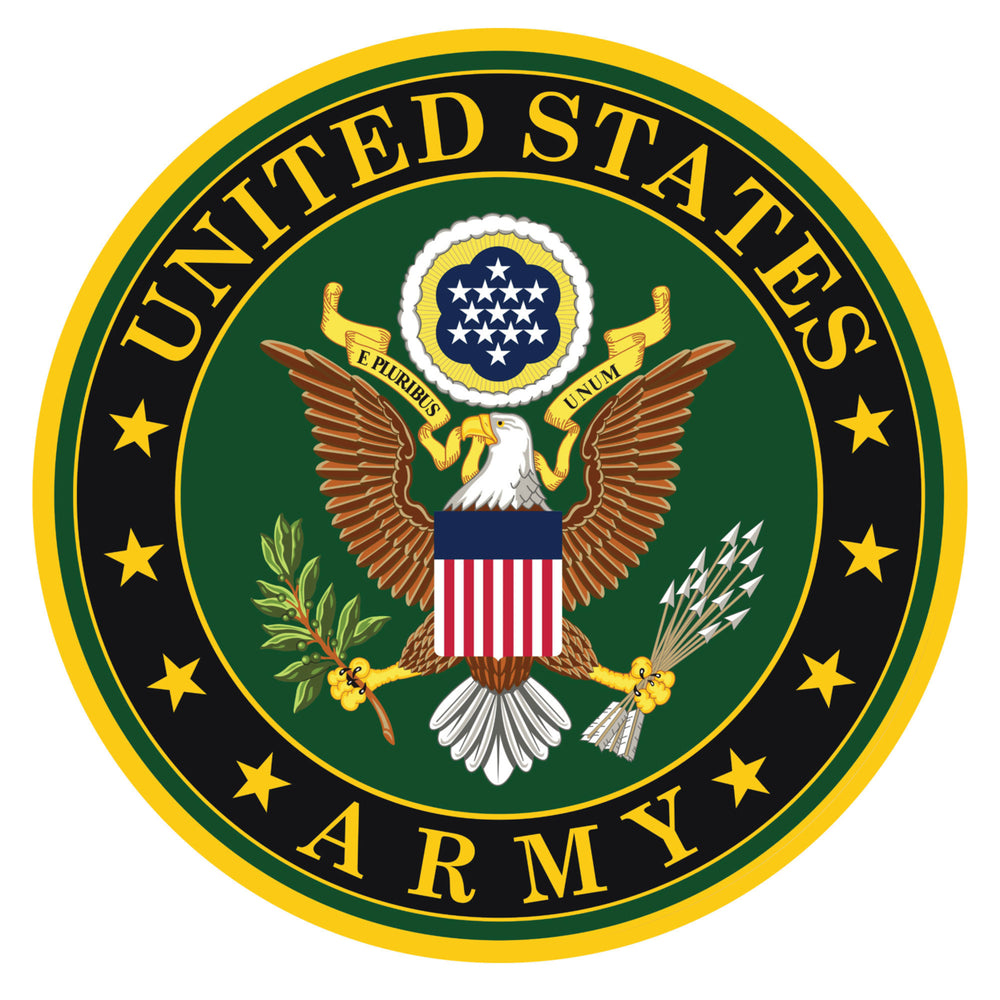 U.S. Army Symbol Padded Swivel Swivel Bar Stool with Back Image 2