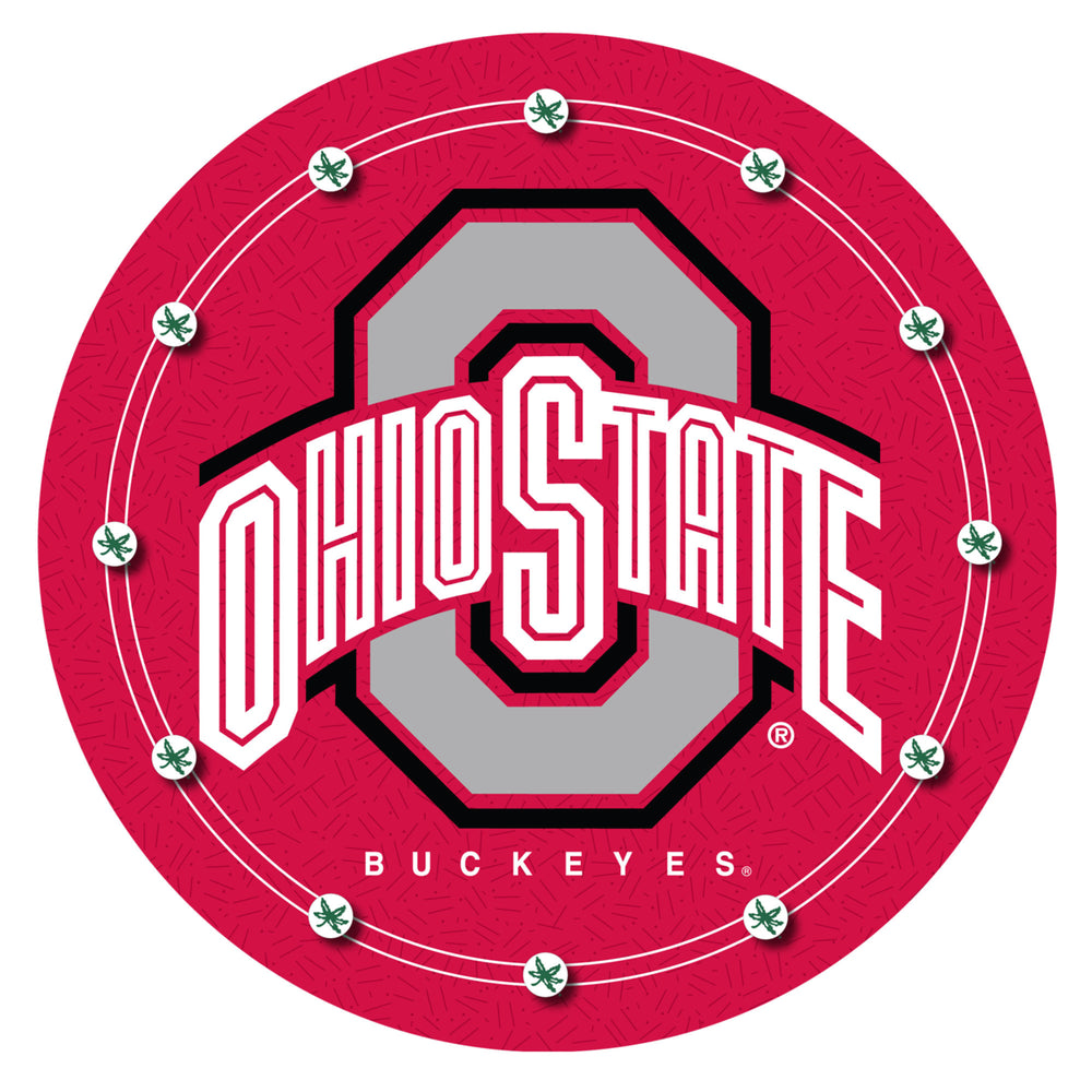 Ohio State University Logo Padded Swivel Bar Stool 30 Inches High Image 2