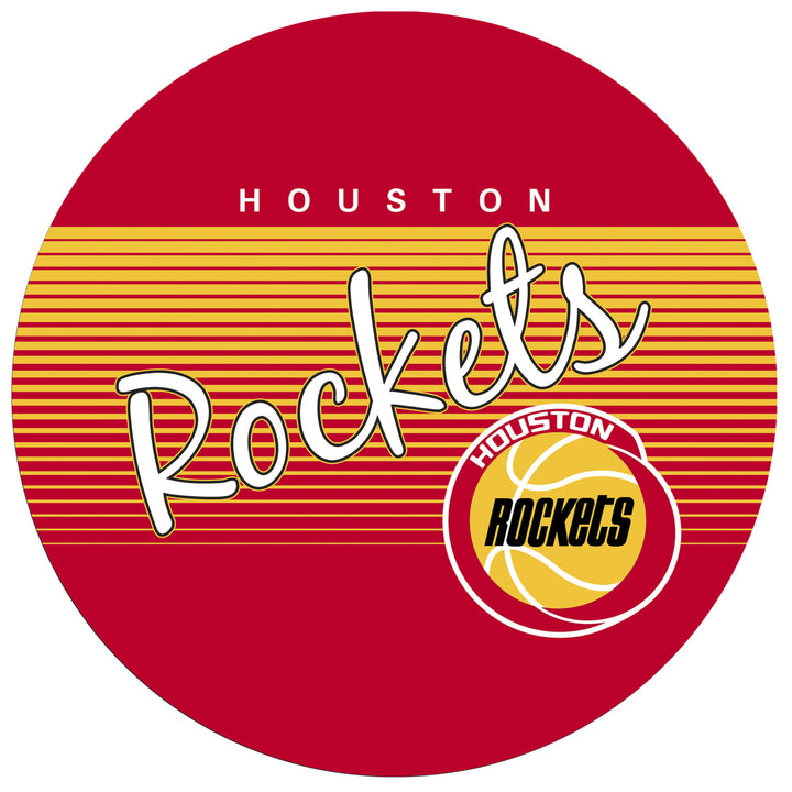 Houston Rockets NBA Hardwood Classics Padded Swivel Bar Stool 30 Inches High Image 3