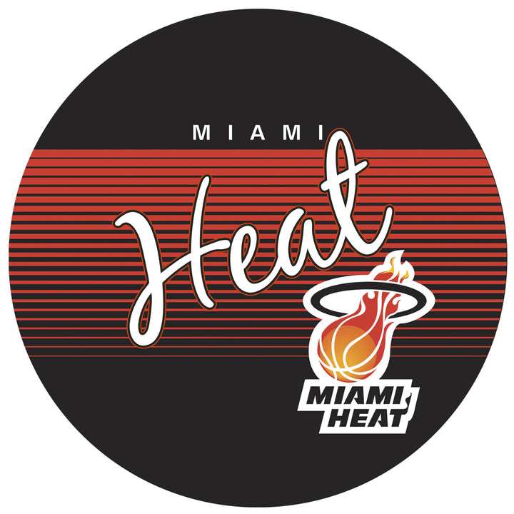 Miami Heat NBA Hardwood Classics Padded Swivel Bar Stool 30 Inches High Image 3