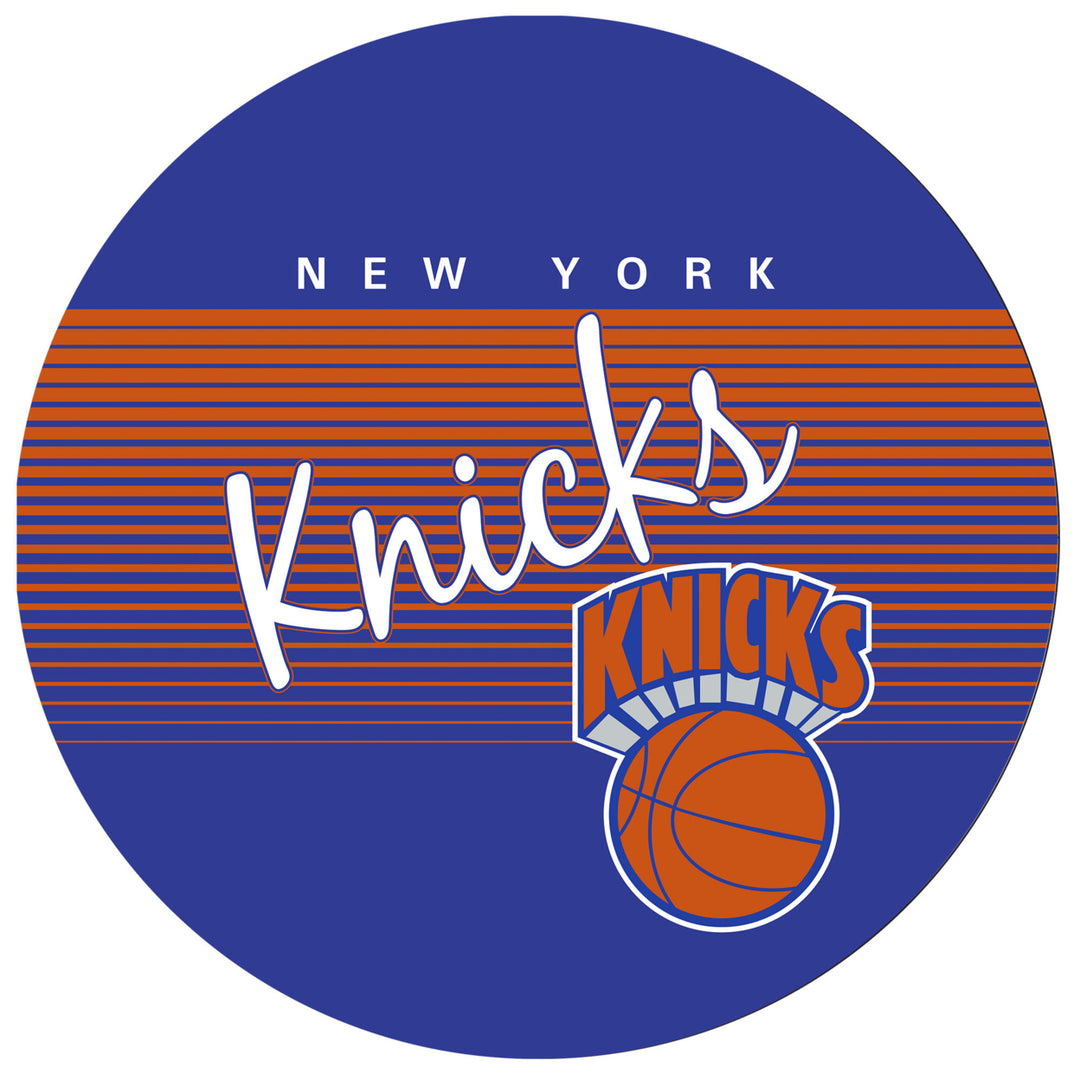 York Knicks NBA Hardwood Classics Padded Swivel Bar Stool 30 Inches High Image 3