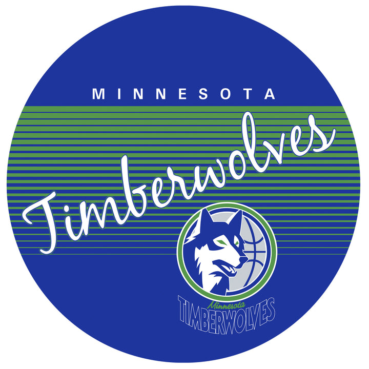 Minnesota Timberwolves NBA Hardwood Classics Padded Swivel Bar Stool 30 Inches High Image 3