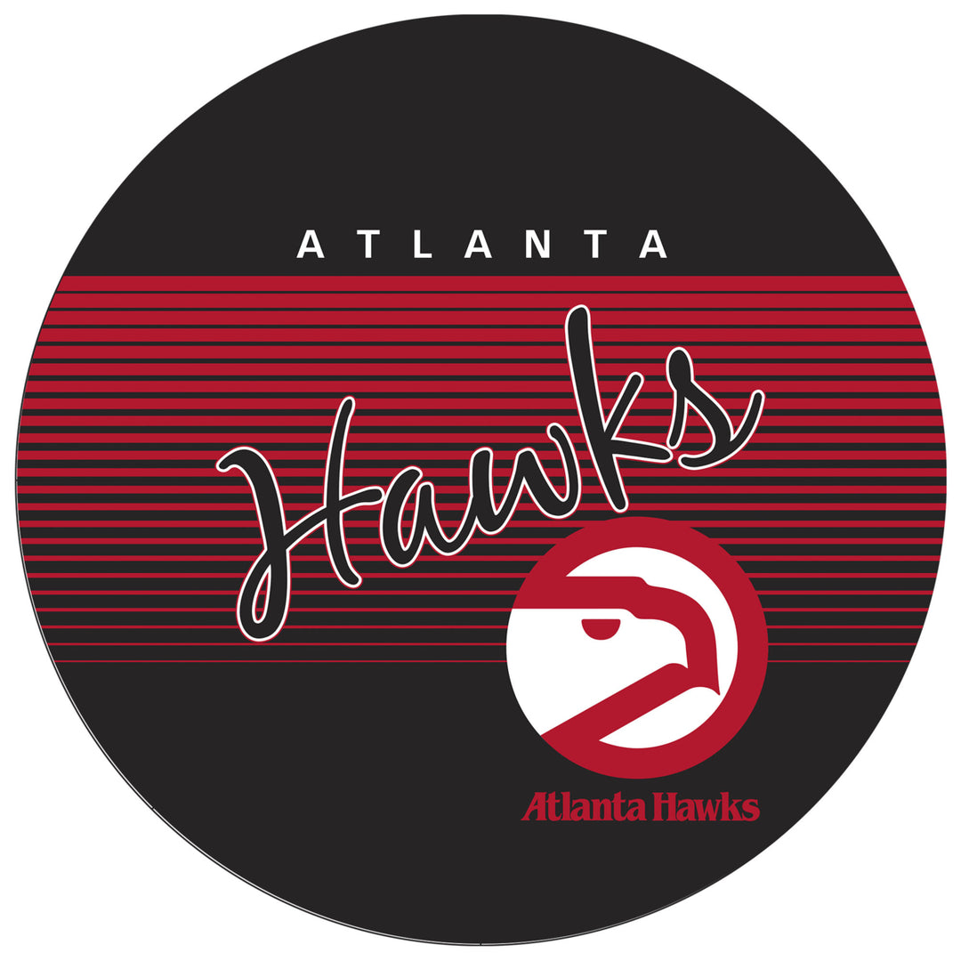 Atlanta Hawks NBA Hardwood Classics Swivel Bar Stool w/ Back Image 3