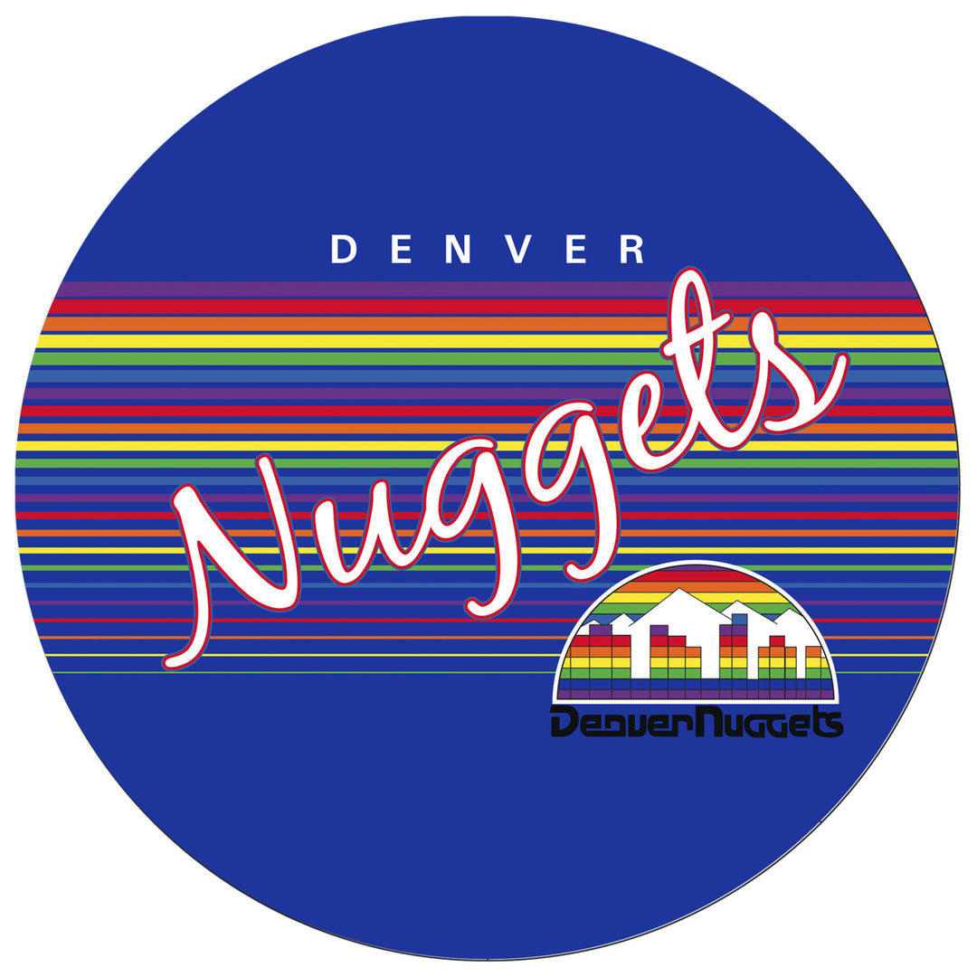 Denver Nuggets NBA Hardwood Classics Swivel Bar Stool w/ Back Image 3