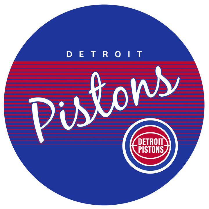 Detroit Pistons NBA Hardwood Classics Swivel Bar Stool w/ Back Image 3