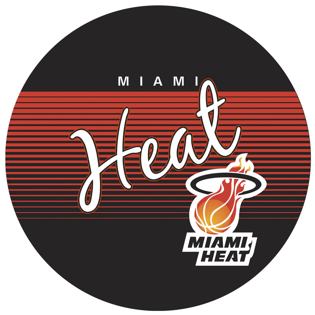 Miami Heat NBA Hardwood Classics Swivel Bar Stool w/Back Image 3