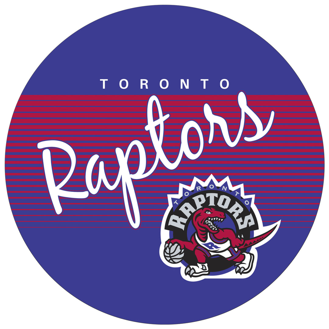 Toronto Raptors Hardwood Classics Swivel Bar Stool w/Back Image 3