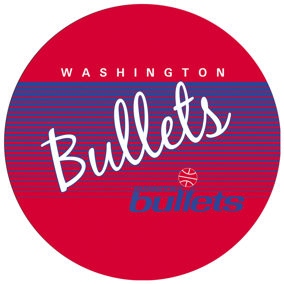 Washington Bullets Hardwood Classics Swivel Bar Stool w/Back Image 3