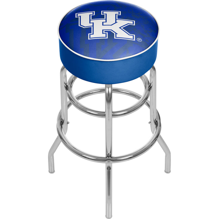 University of Kentucky - Fade Padded Swivel Bar Stool 30 Inches High Image 1