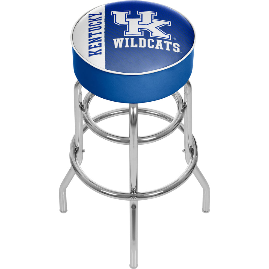 University of Kentucky Text Padded Swivel Bar Stool 30 Inches High Image 1