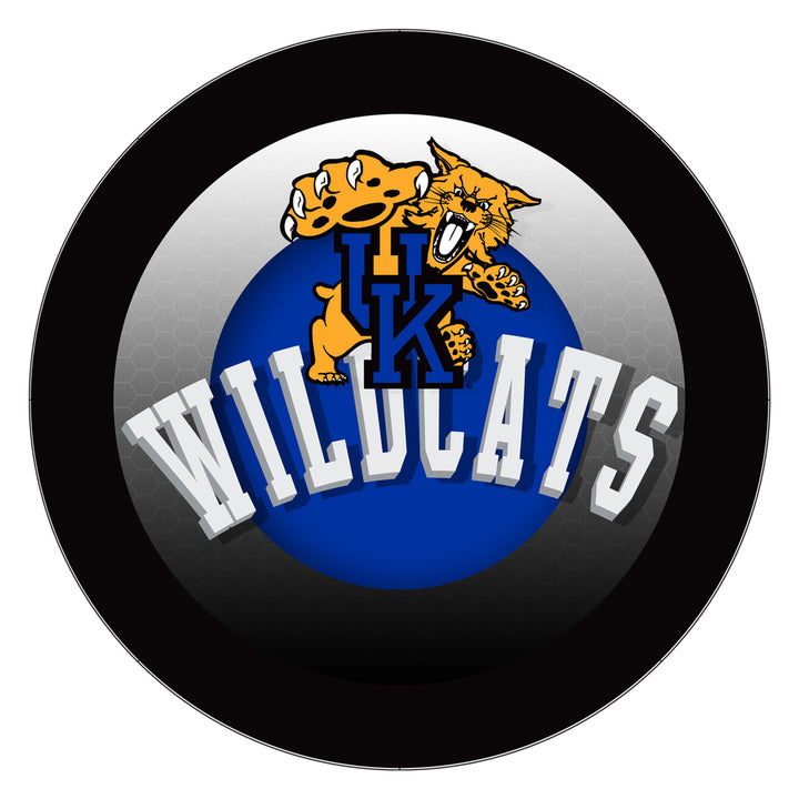 University of Kentucky Wildcats Swivel Swivel Bar Stool with Back - Honeycomb Image 3
