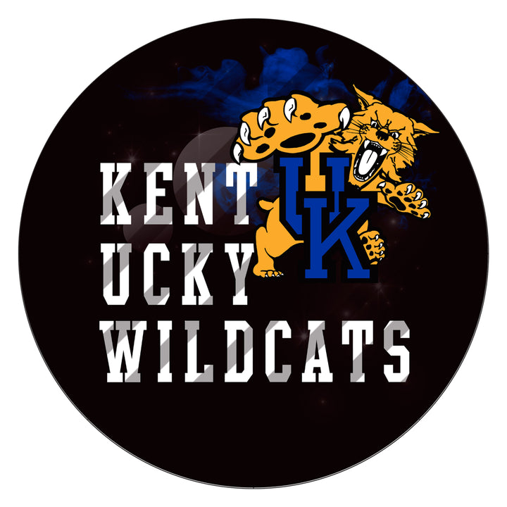 University of Kentucky Wildcats Swivel Swivel Bar Stool with Back - Smoke Image 3