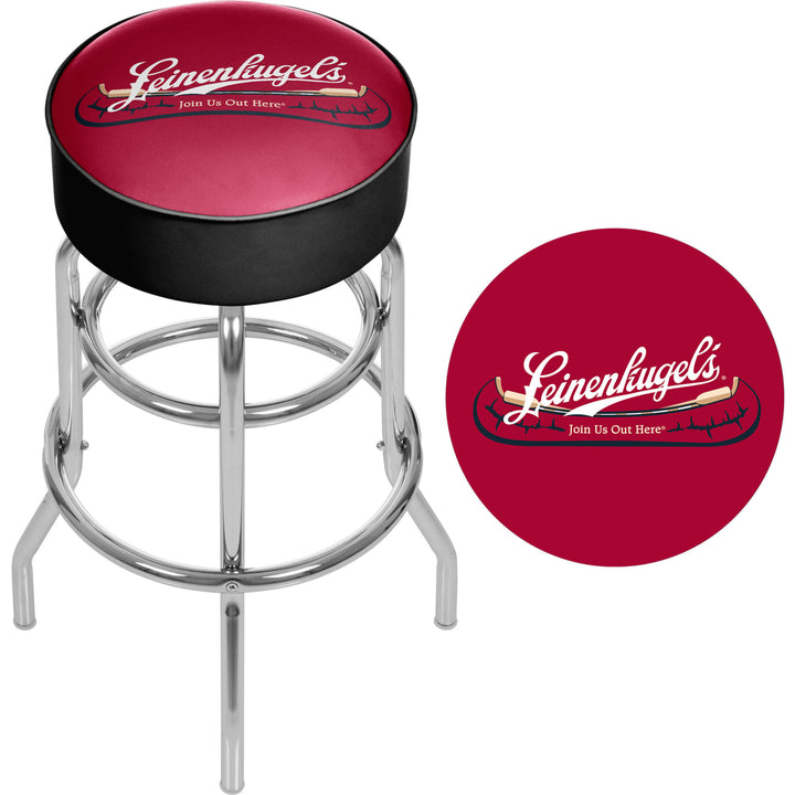 Leinenkugels Padded Swivel Bar Stool 30 Inches High Image 2