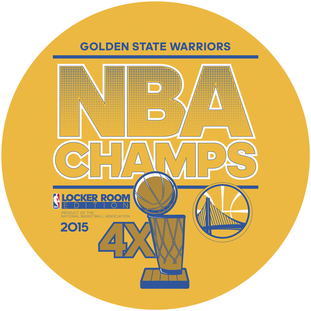 Golden State Warriors Chrome Bar Stool with Swivel - NBA Champs Image 3