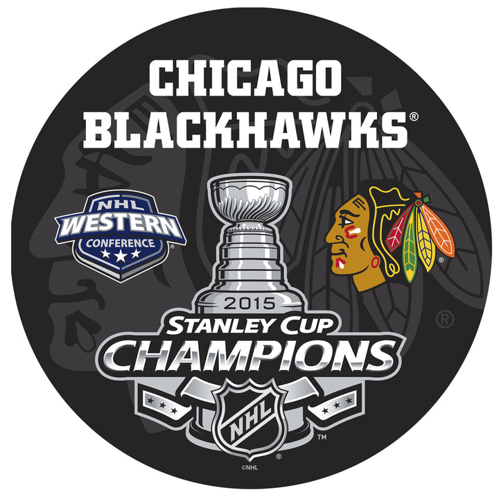 Chicago Blackhawks Swivel Bar Stool - 2015 Stanley Cup Champs Image 3