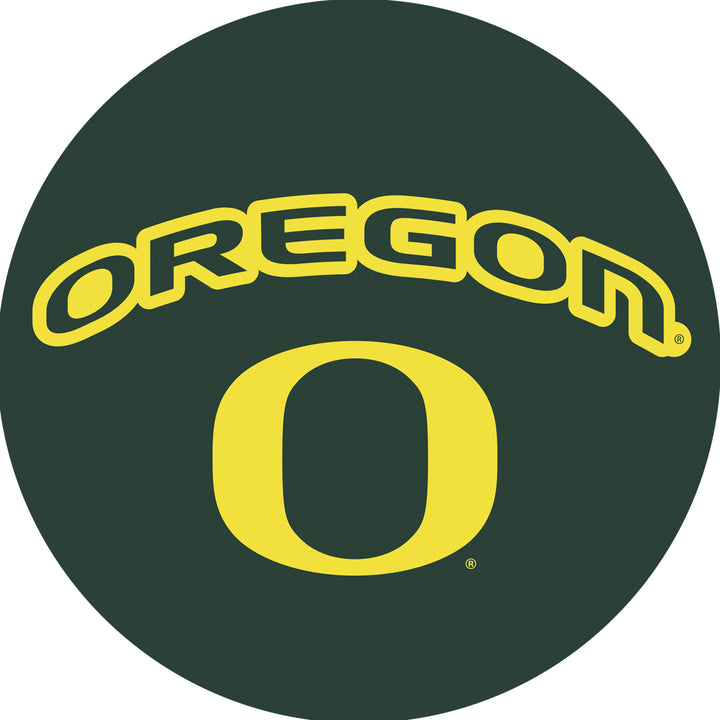 University of Oregon Chrome Padded Swivel Bar Stool 30 Inches High Image 3
