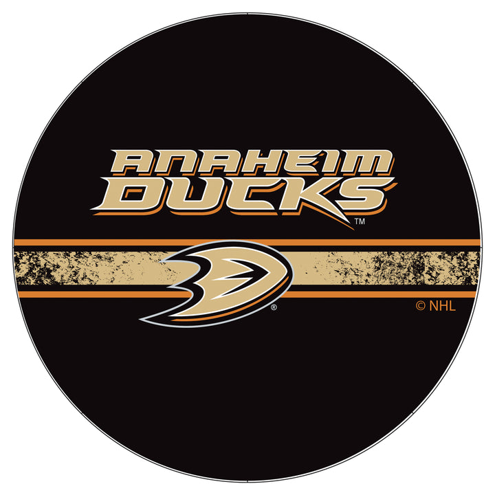NHL Chrome 30 Inch Bar Stool with Swivel - Anaheim Ducks Image 3
