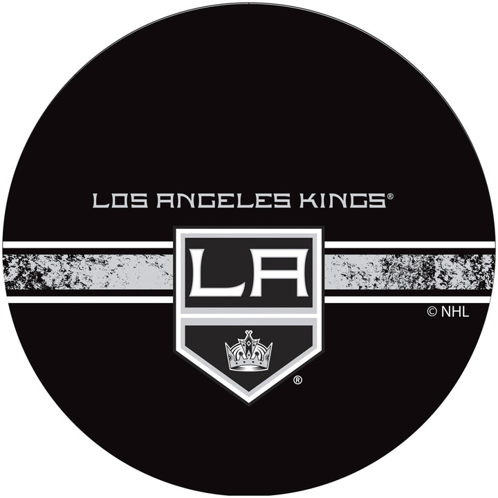 NHL Chrome Padded Swivel Bar Stool 30 Inches High - Los Angeles Kings Image 3