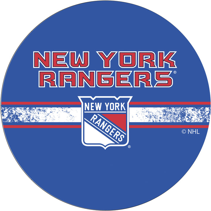 NHL Swivel Swivel Bar Stool with Back -  York Rangers Image 3