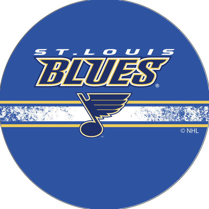 NHL Swivel Swivel Bar Stool with Back - St. Louis Blues Image 3