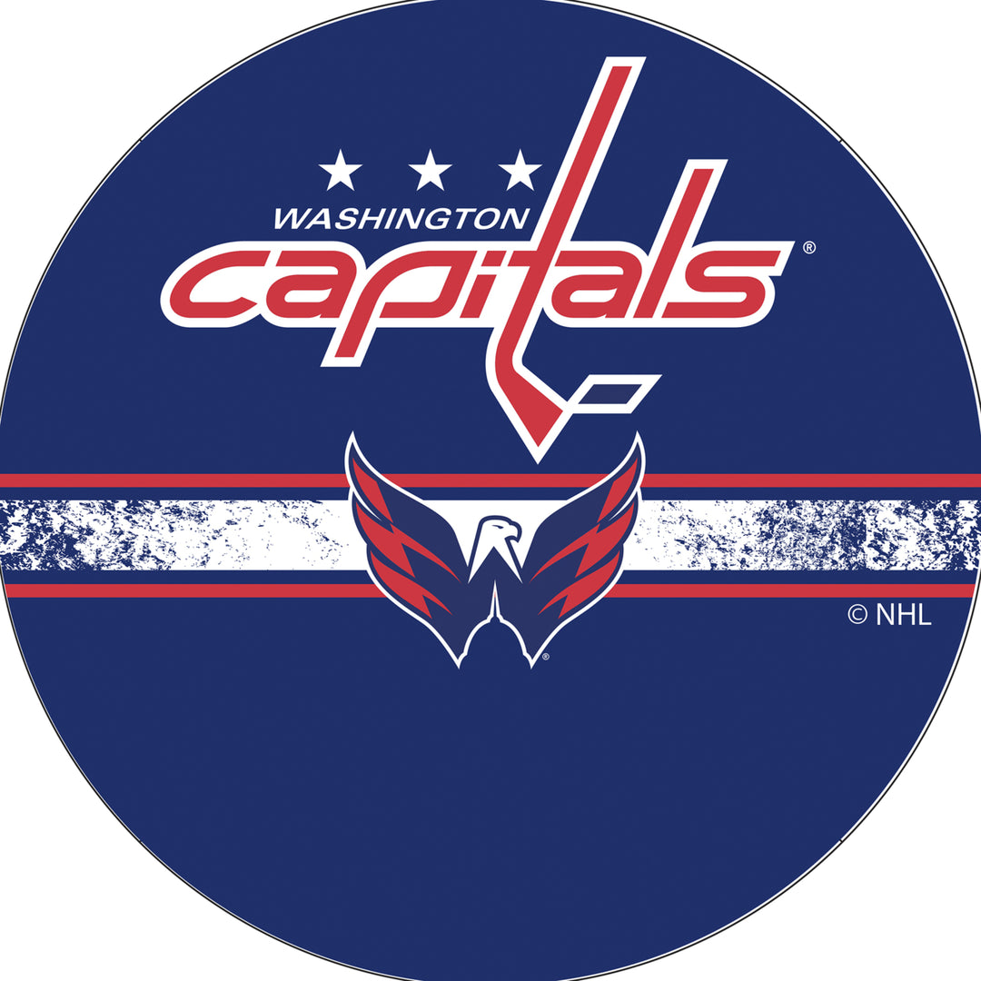 NHL Swivel Swivel Bar Stool with Back - Washington Capitals Image 3