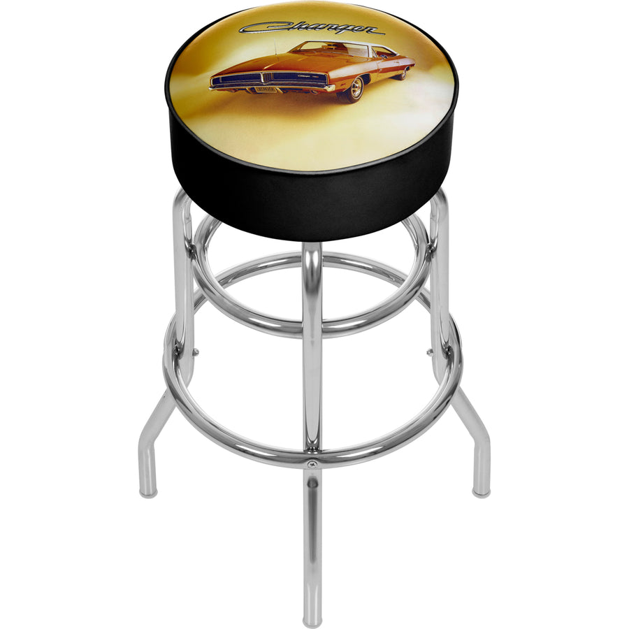 Dodge Padded Swivel Bar Stool 30 Inches High - 69 Charger Image 1