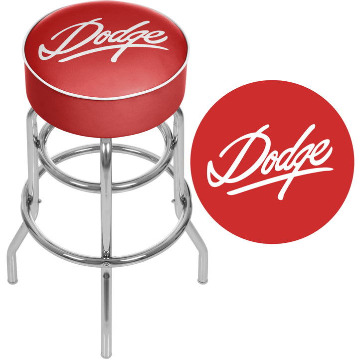 Dodge Padded Swivel Bar Stool 30 Inches High - Signature Image 2