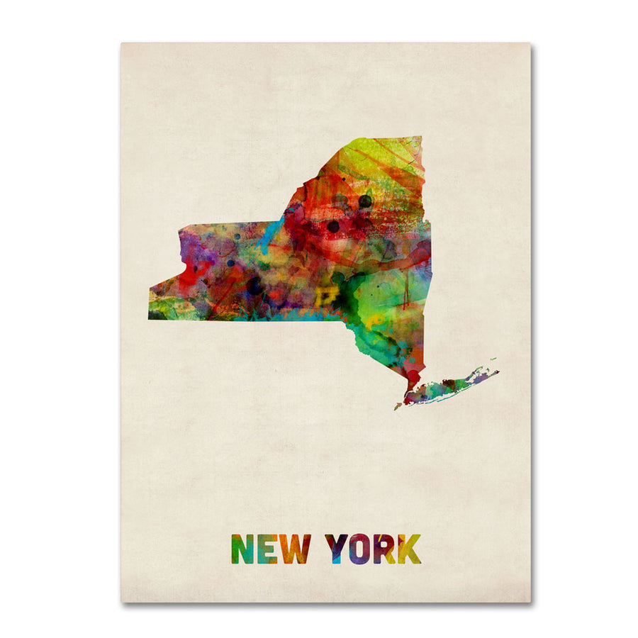 Michael Tompsett  York Map 14 x 19 Canvas Art Image 1