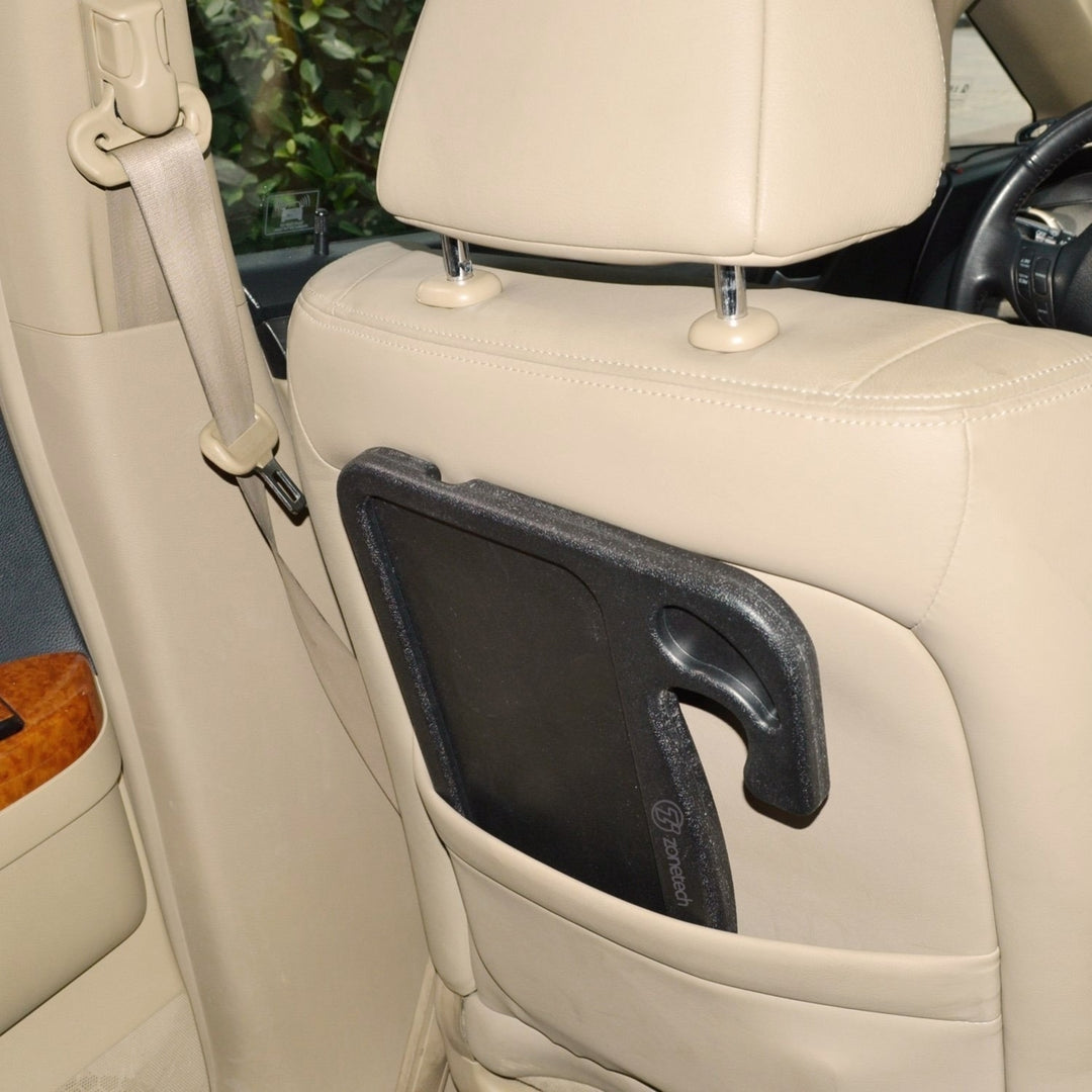 Zone Tech Black Car Laptop and Food Steering Wheel Tray Image 4