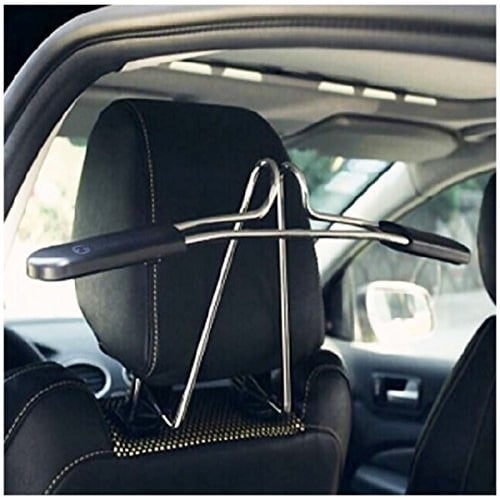 Zone Tech Chrome Metal Car Seat Headrest Coat Rack Jacket Suit Clothes Hanger Image 5