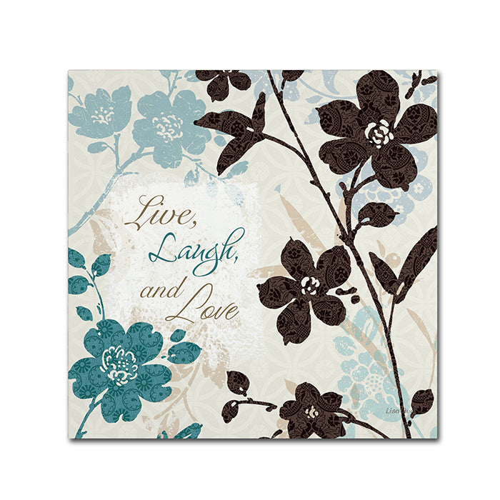 Lisa Audit Botanical Touch Quote II Huge Canvas Art 35 x 35 Image 1