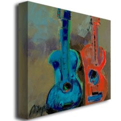 Boyer Red and Blue Huge Canvas Art 35 x 35 Image 4